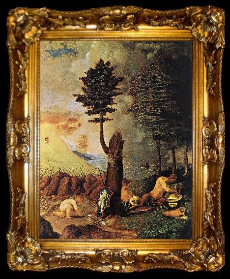 framed  LOTTO, Lorenzo Allegory edti, ta009-2